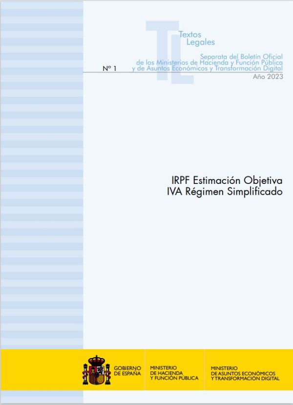 IRPF Estimación objetiva. IVA Régimen simplificado