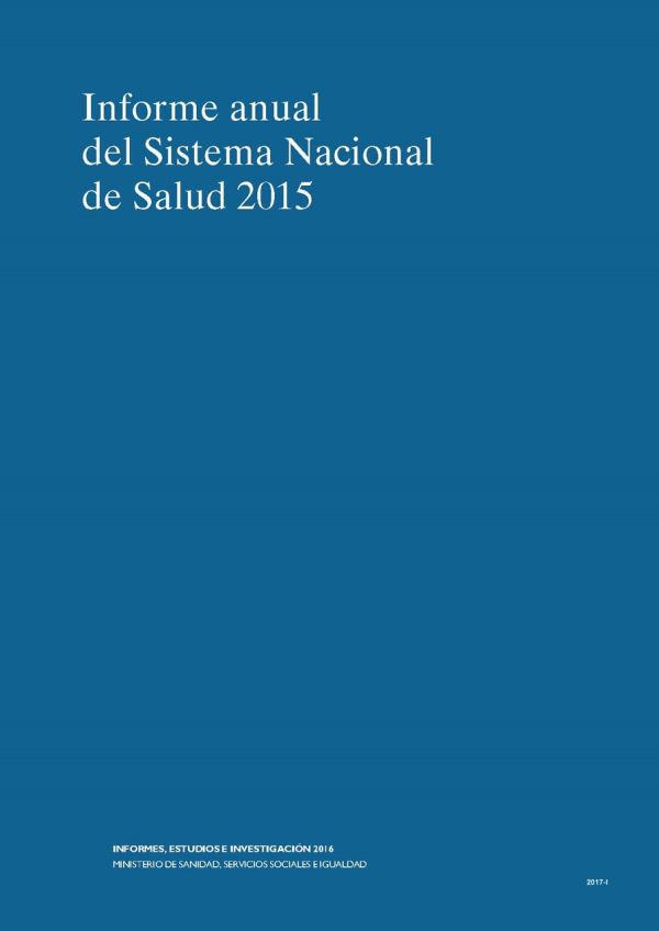 Informe anual del Sistema Nacional de Salud 2015