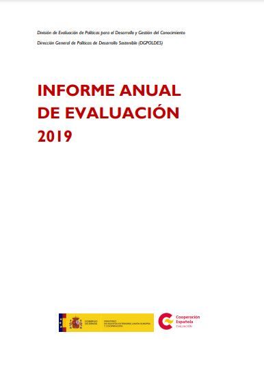 Informe anual de evaluación 2019