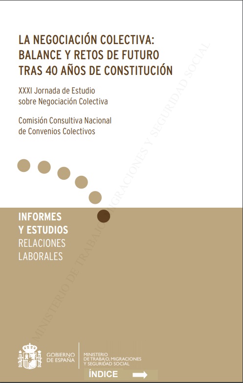 La negociación colectiva, balance y retos de futuro tras 40 años de Constitución