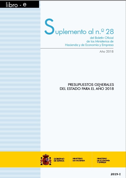 Presupuestos generales del Estado para el año 2018