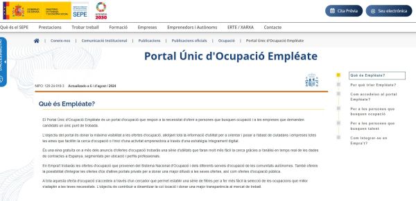 Portal Únic d'Ocupació