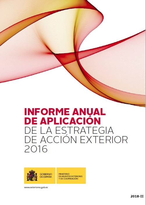 Informe anual de aplicación de la estrategia de acción exterior 2016