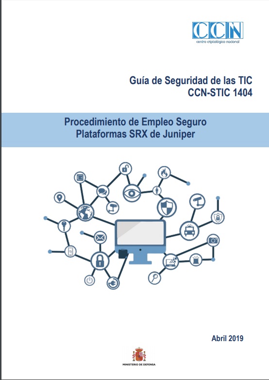Procedimiento de empleo seguro plataformas SRX de Juniper