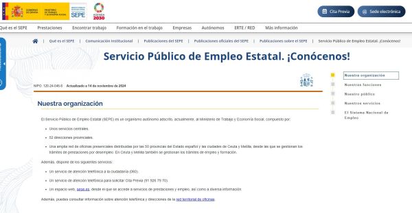 Servicio Público de Empleo Estatal