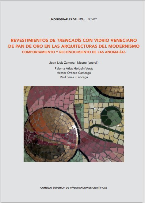 Revestimientos de trencadís con vidrio veneciano de pan de oro en la arquitectura del Modernismo