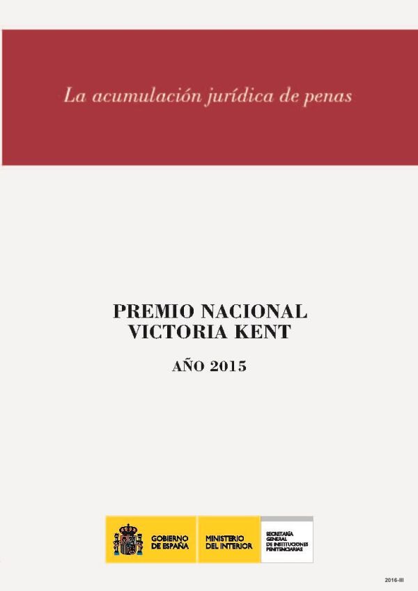 La acumulación jurídica de penas