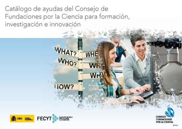 Catálogo de ayudas del Consejo de Fundaciones por la Ciencia para formación, investigación e innovación