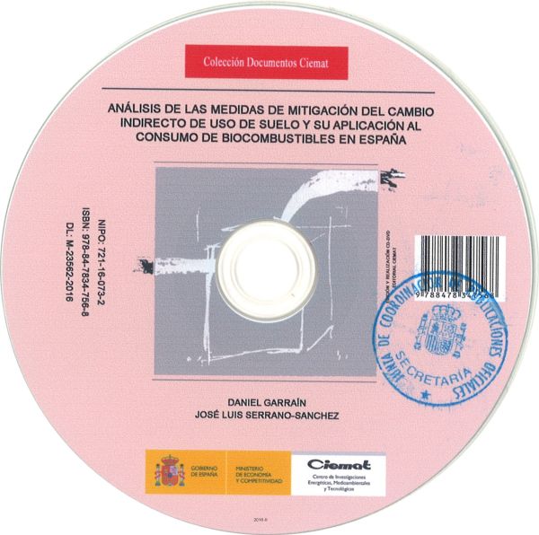 Análisis de las medidas de mitigación del cambio indirecto de uso de suelo y su aplicación al consumo de biocombustibles en España