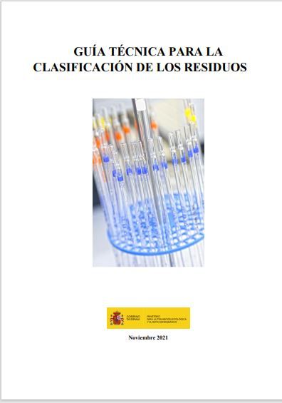 Guía técnica para la clasificación de los residuos