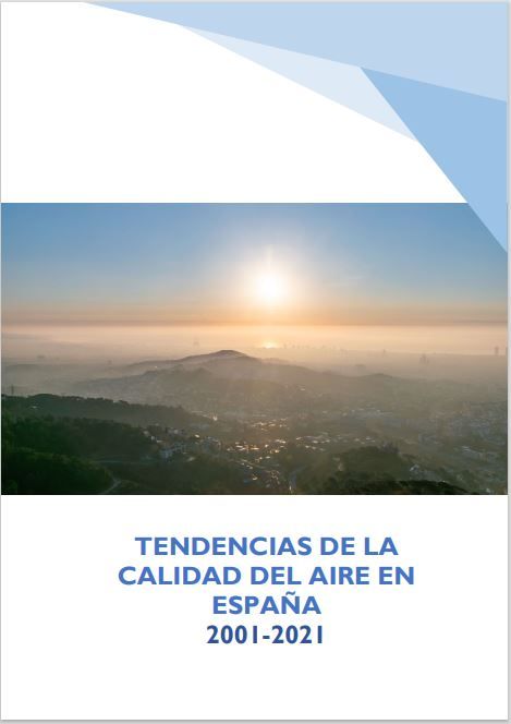 Tendencias de la calidad del aire en España 2001-2021