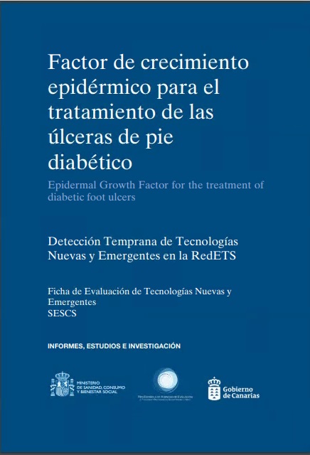 Factor de crecimiento epidérmico para el tratamiento de las úlceras de pie diabético