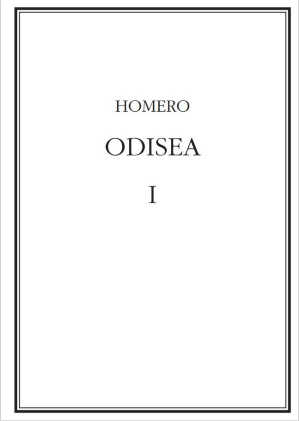 Odisea. Volumen I, Cantos I-IV