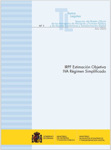 IRPF estimación objetiva. IVA régimen simplificado