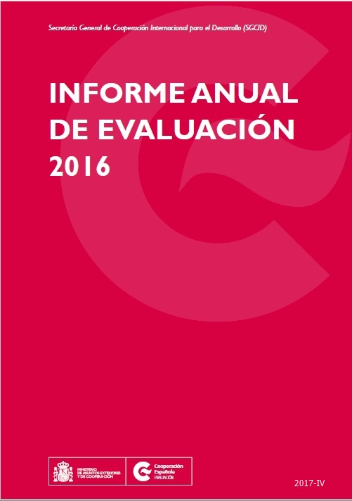 Informe anual de evaluación 2016
