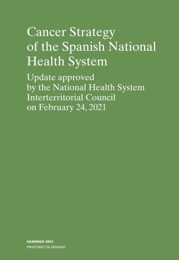 Cancer strategy of the Spanish national health system