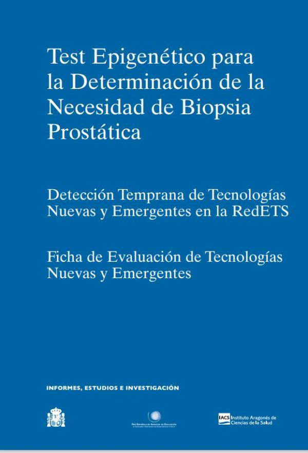 Test epigenético para la determinación de la necesidad de biopsia prostática