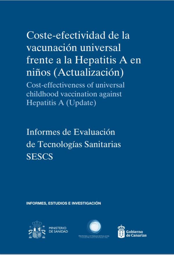 Coste-efectividad de la vacunación universal frente a la Hepatitis A en niños (actualización)