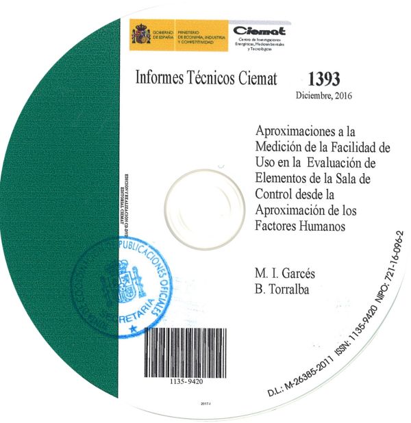 Aproximaciones a la medición de la facilidad de uso en la evaluación de elementos de la sala de control desde la aproximación de los factores humanos