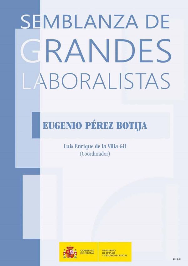 Semblanza del profesor Eugenio Pérez Botija