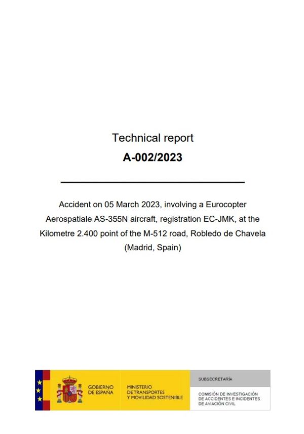 Technical report A-002/2023
