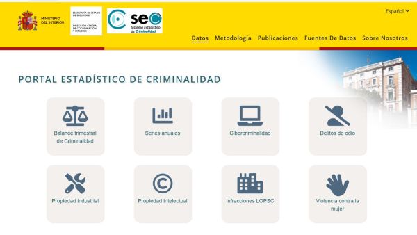 Portal estadístico de criminalidad