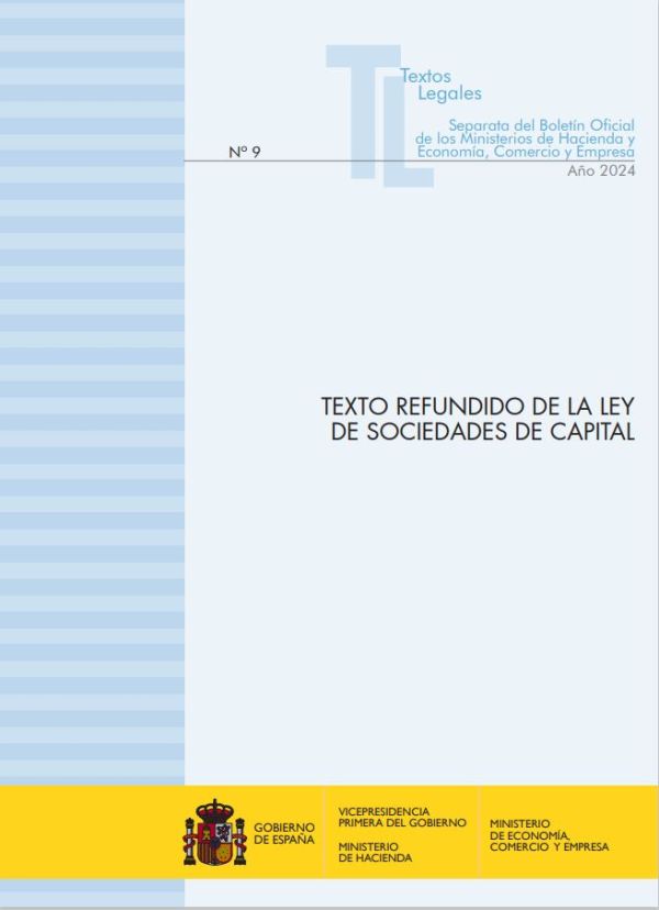 Texto refundido de la Ley de Sociedades de Capital