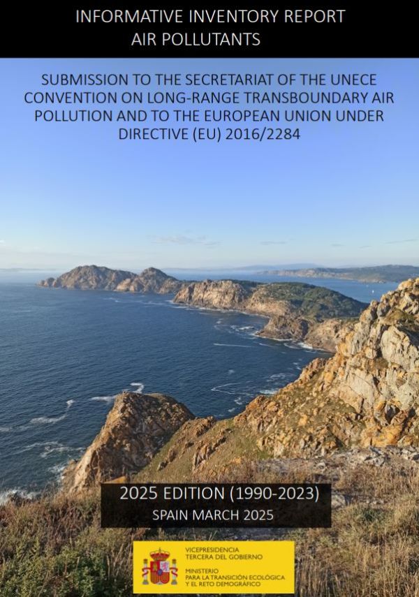Informative inventory report of pollutant emissions into the atmosphere