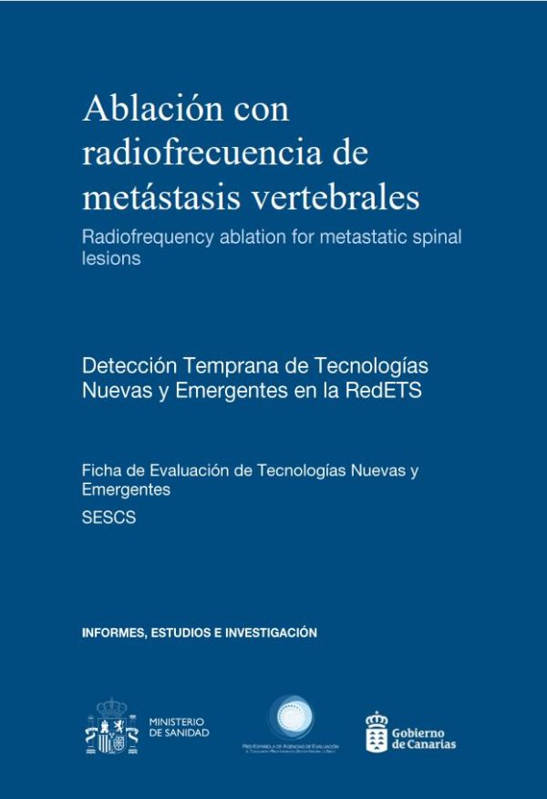 Ablación con radiofrecuencia de metástasis vertebrales