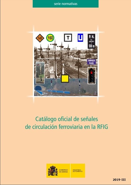 Catálogo oficial de señales de circulación ferroviaria en la RFIG