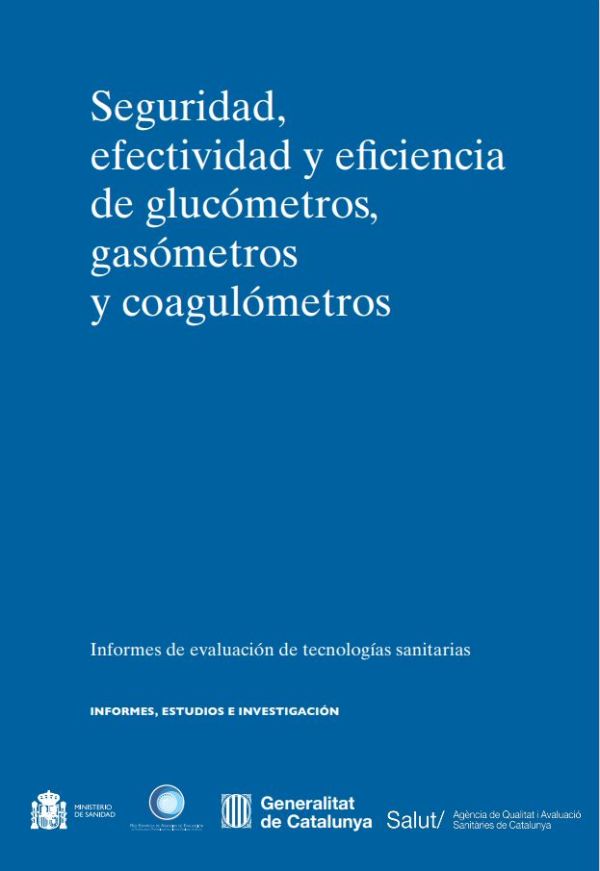 Seguridad, efectividad y eficiencia de glucómetros, gasómetros y coagulómetros