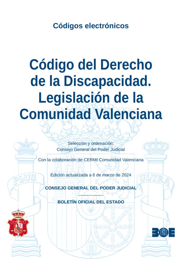 Código del Derecho de la discapacidad