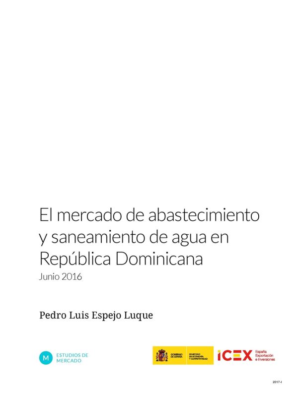El mercado de abastecimiento y saneamiento de agua en República Dominicana