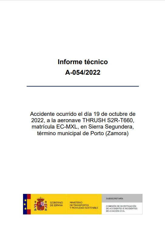 Informe técnico A-054-2022