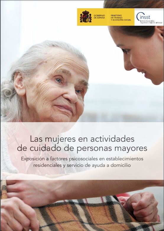 Las mujeres en actividades de cuidado de personas mayores