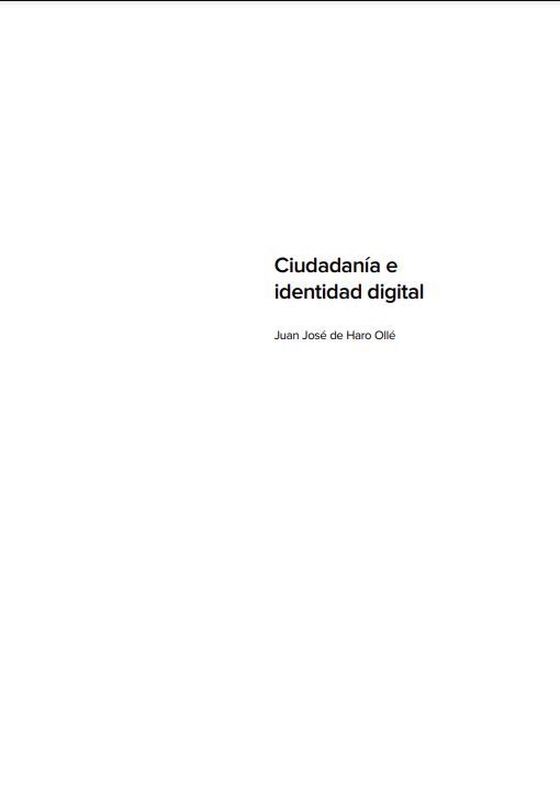 Ciudadanía e identidad digital