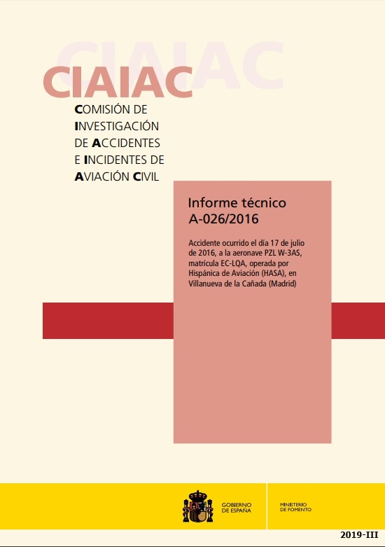 Informe técnico A-026/2016