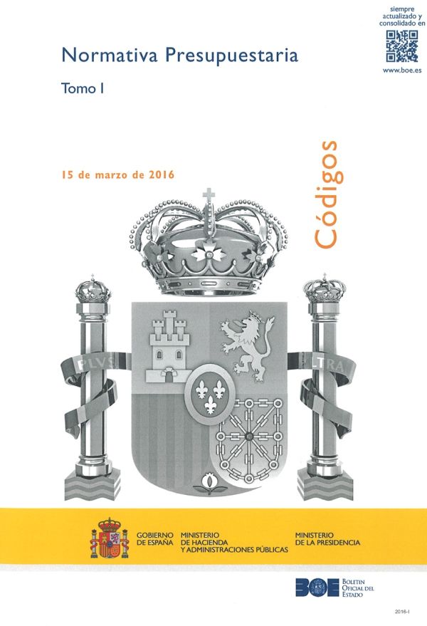 Código de normativa presupuestaria