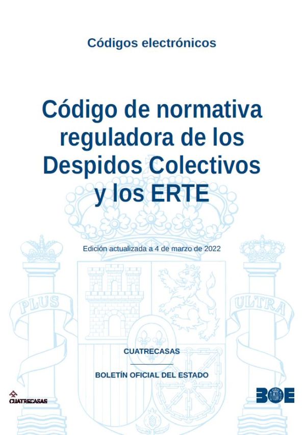 Código de normativa reguladora de los despidos colectivos y los ERTE