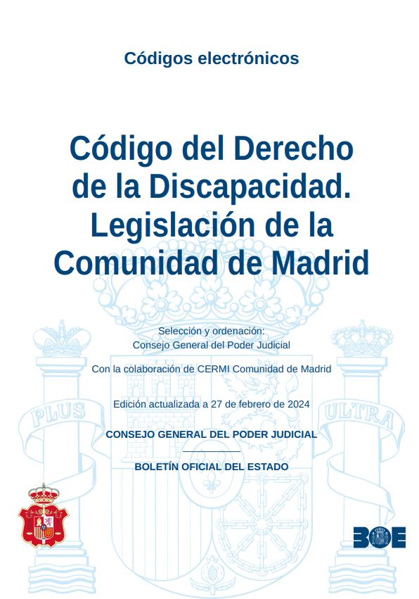 Código del Derecho de la discapacidad