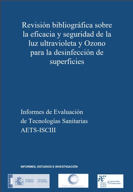Revisión bibliográfica sobre la eficacia y seguridad de la luz ultravioleta y ozono para la desinfección de superficies