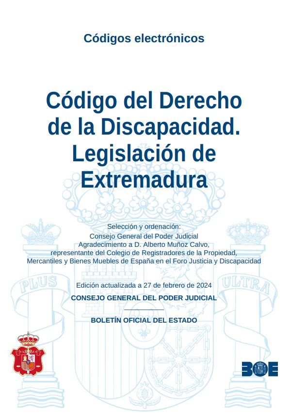Código del Derecho de la discapacidad