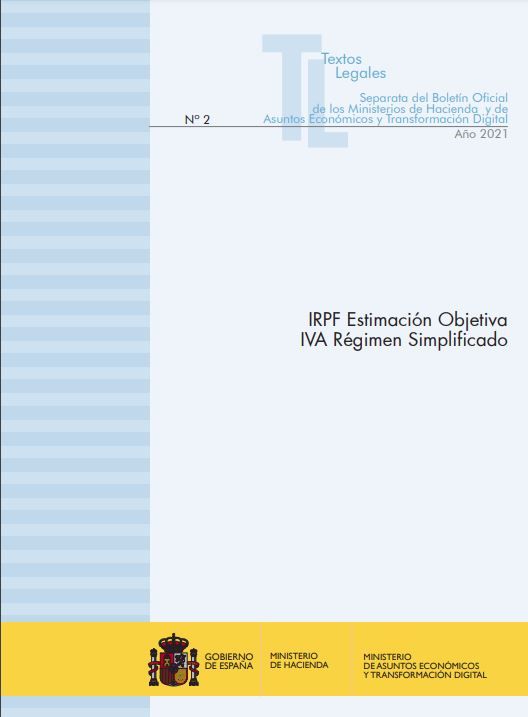 IRPF estimación objetiva. IVA régimen simplificado