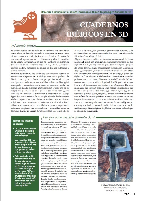 Observar e interpretar, el mundo ibérico en el Museo Arqueológico Nacional en 3D