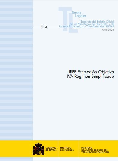 IRPF estimación objetiva. IVA régimen simplificado
