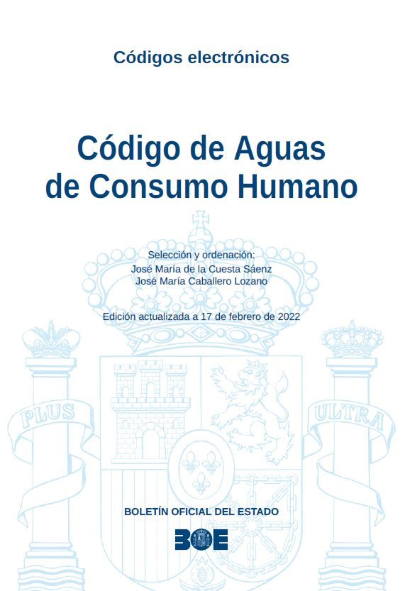 Código de aguas de consumo humano