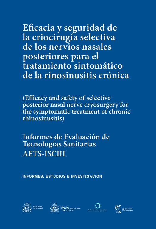 Eficacia y seguridad de la criocirugía selectiva de los nervios nasales posteriores para el tratamiento sintomático de la rinosinusitis crónica