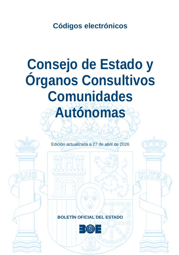 Consejo de Estado y órganos consultivos comunidades autónomas