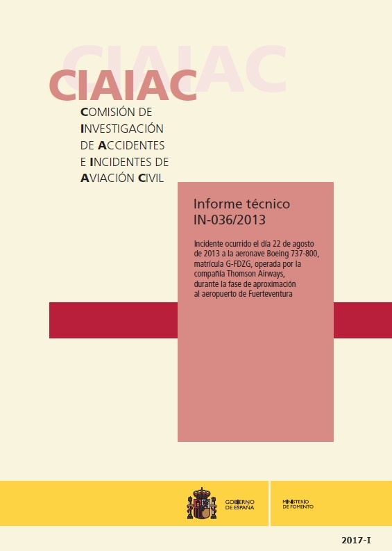 Informe técnico IN-036/2013