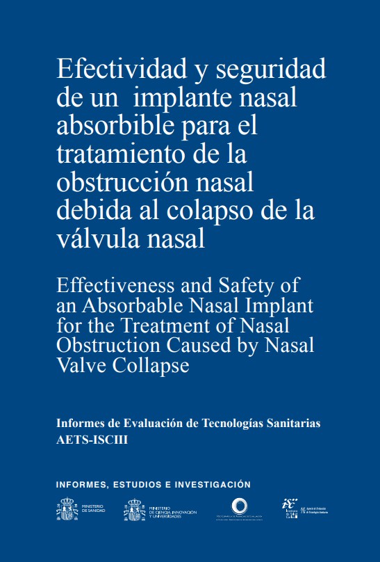Efectividad y seguridad de un implante nasal absorbible para el tratamiento de la obstrucción nasal debida al colapso de la válvula nasal